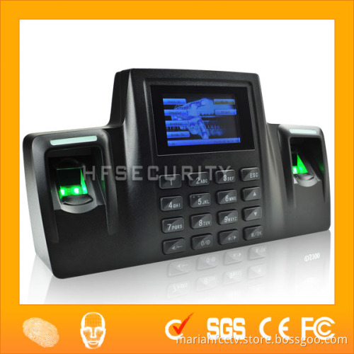 WIFI/GPRS USB-Host Double-Fingerprint Time Attendance System